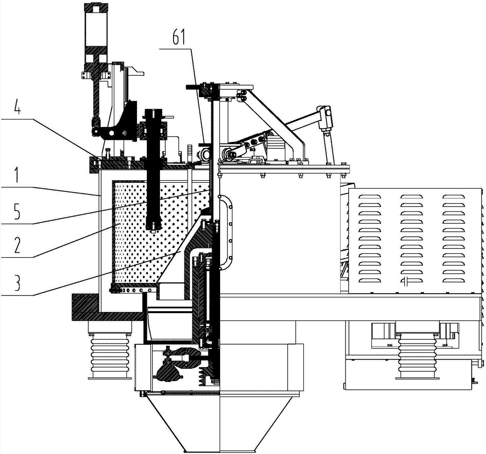 Monosodium glutamate centrifugal separation equipment for preventing solid phase residues