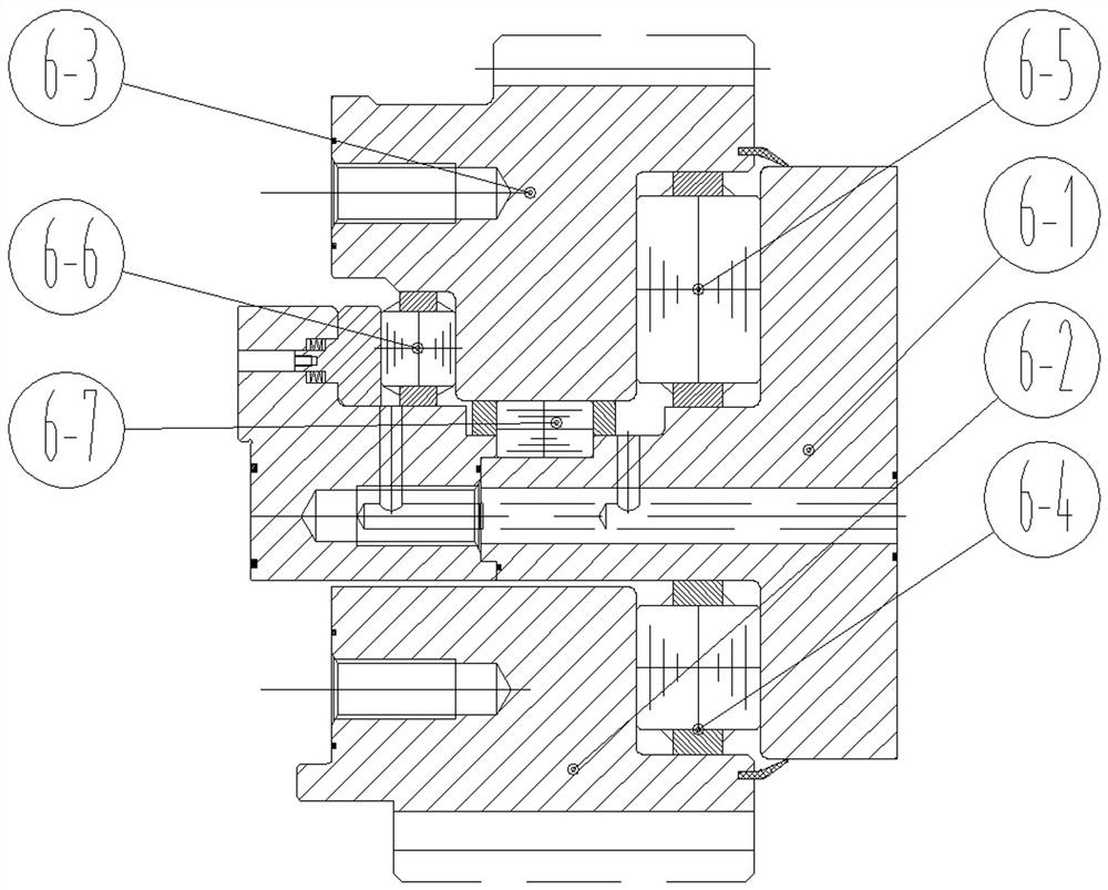 A shield machine inner and outer double-layer main drive system