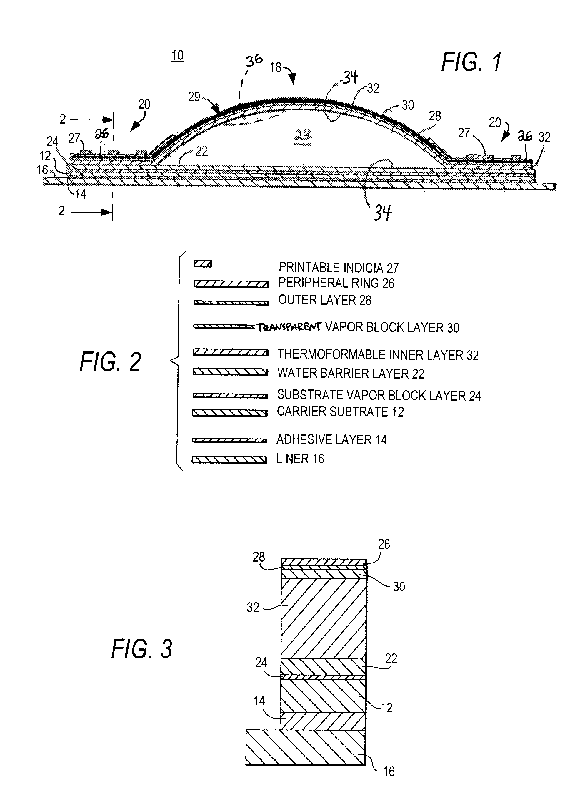 Combination freeze indicators