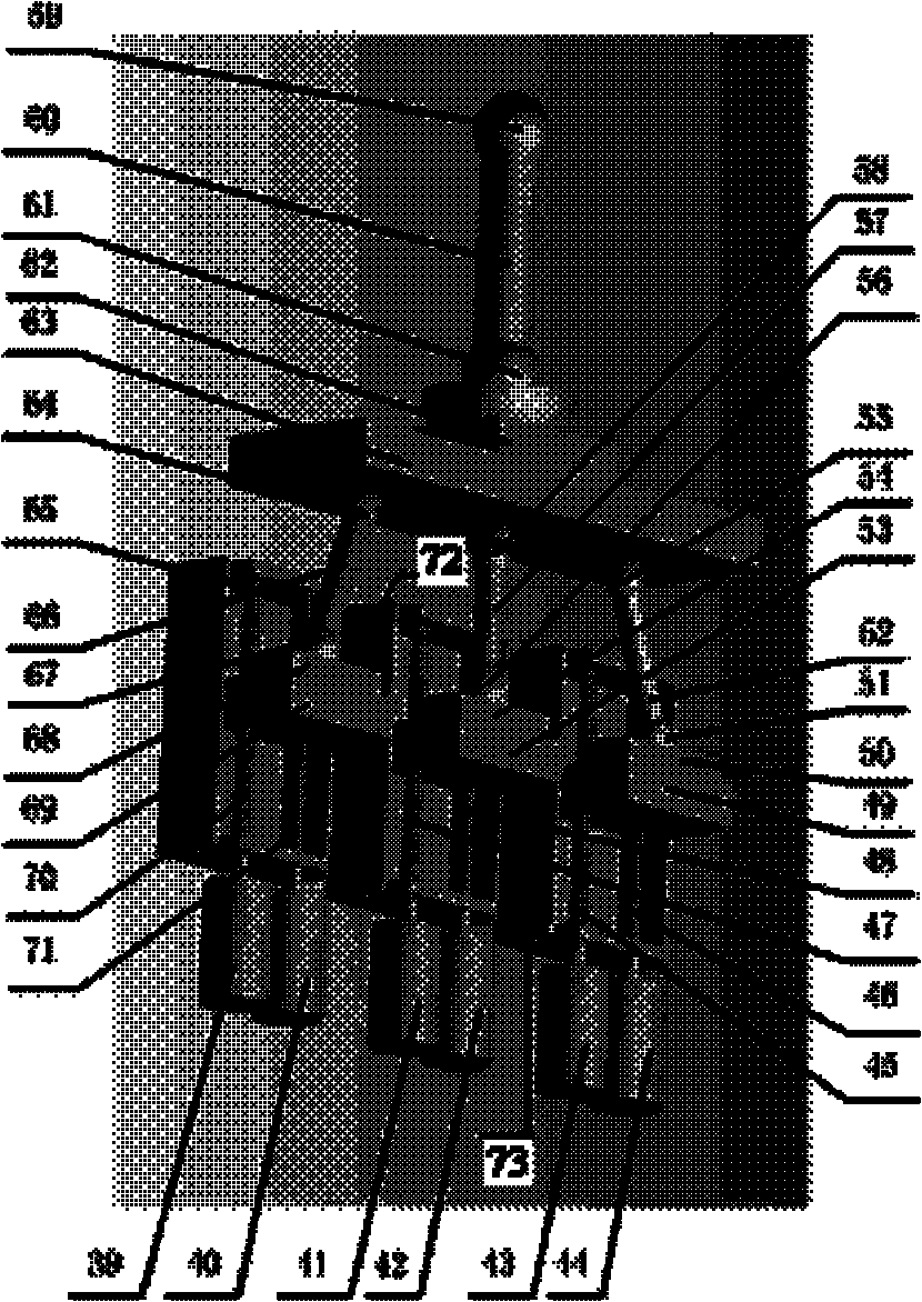 Parallel-type six-dimensional-output twenty-eight-input redundant fault-tolerant driving simulator