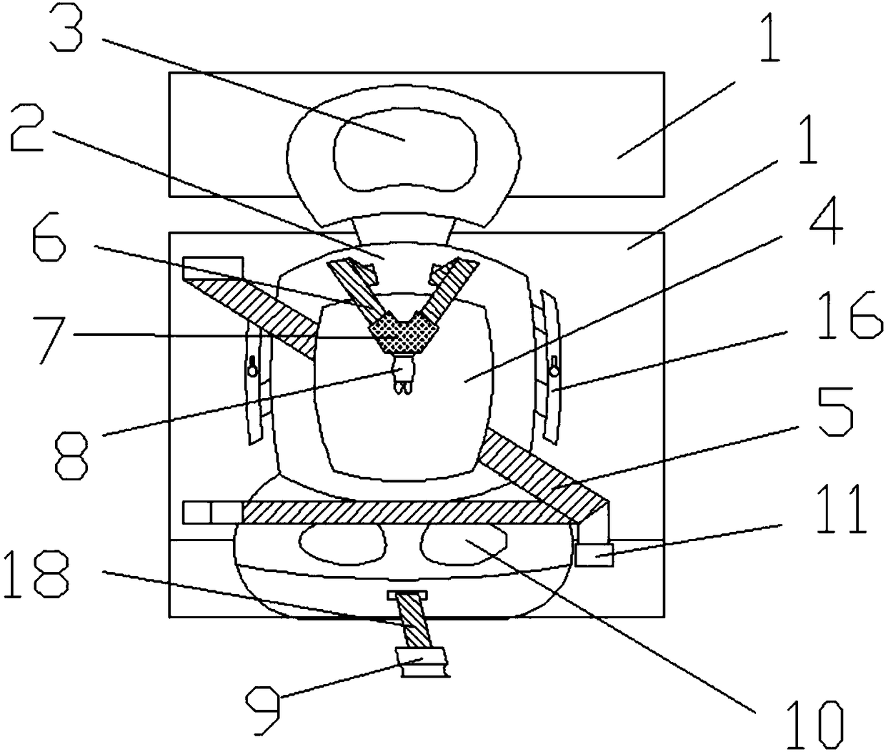 Vehicle seat for facilitating sleeping of children