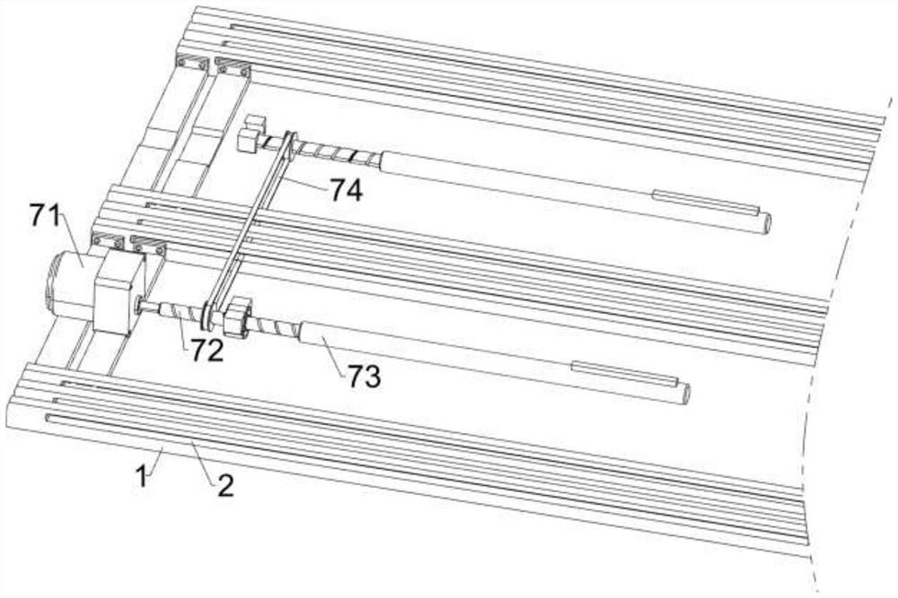 Office book compact shelf pulled by single motor