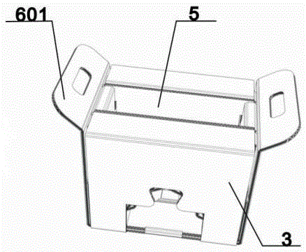 Corrugated shockproof packaging box for electric rice cooker