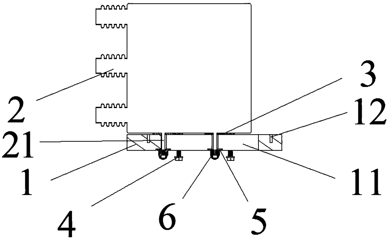 Capacitor mounting structure