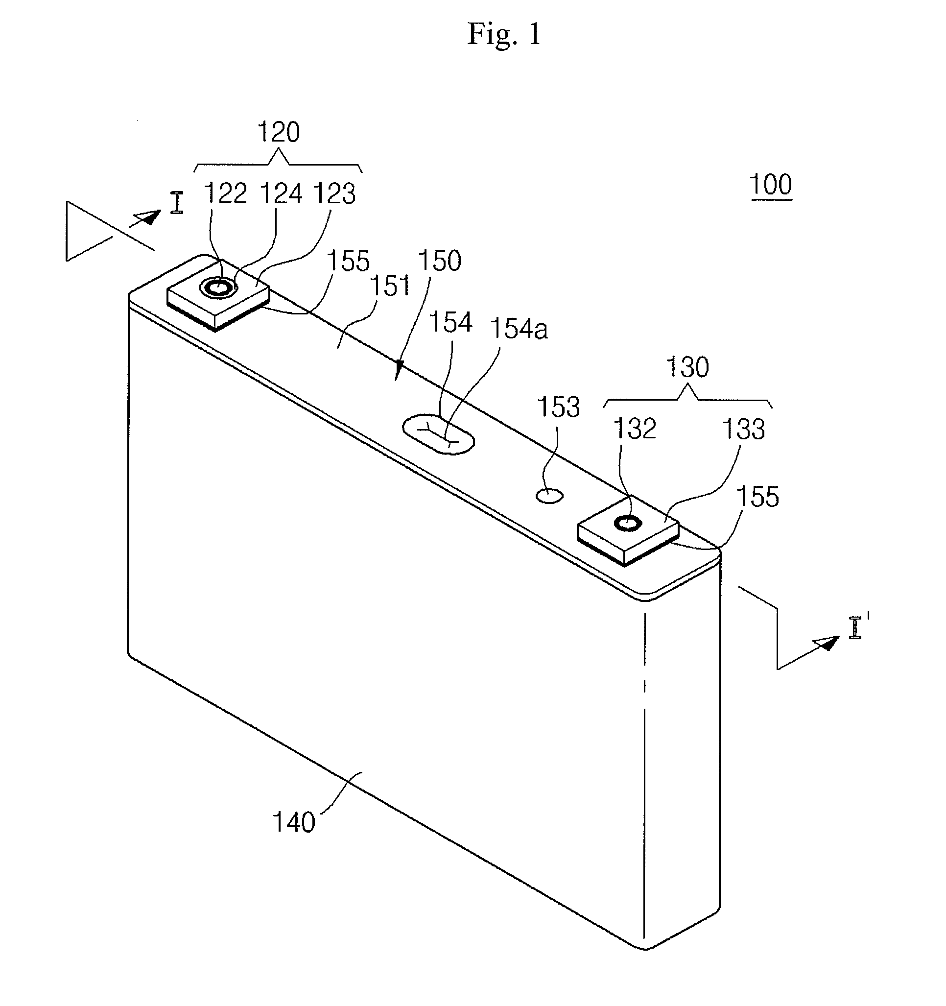 Terminal of rechargeable battery and method of manufacturing the same