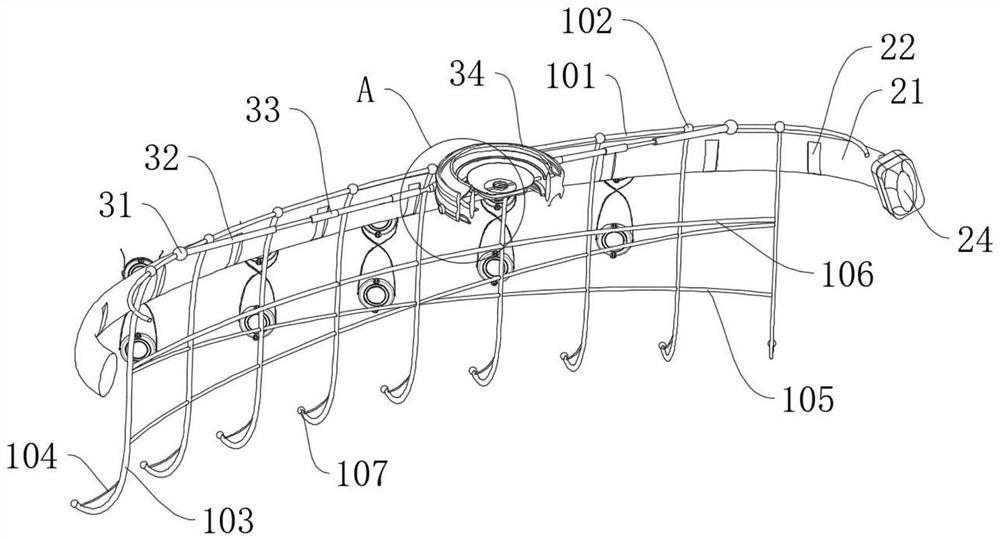 Artificial mitral valve suture-free automatic implantation device