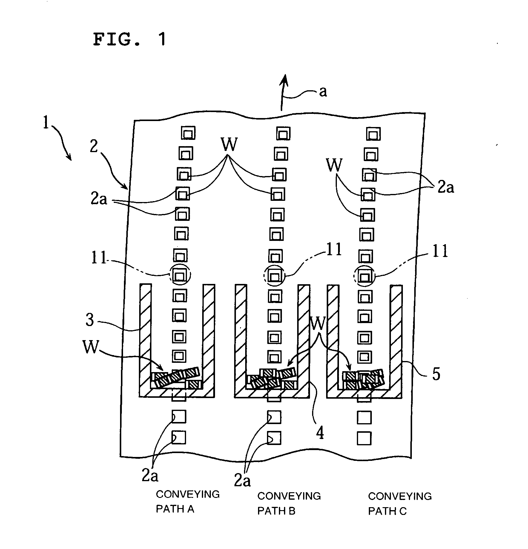 Electronic component conveying device