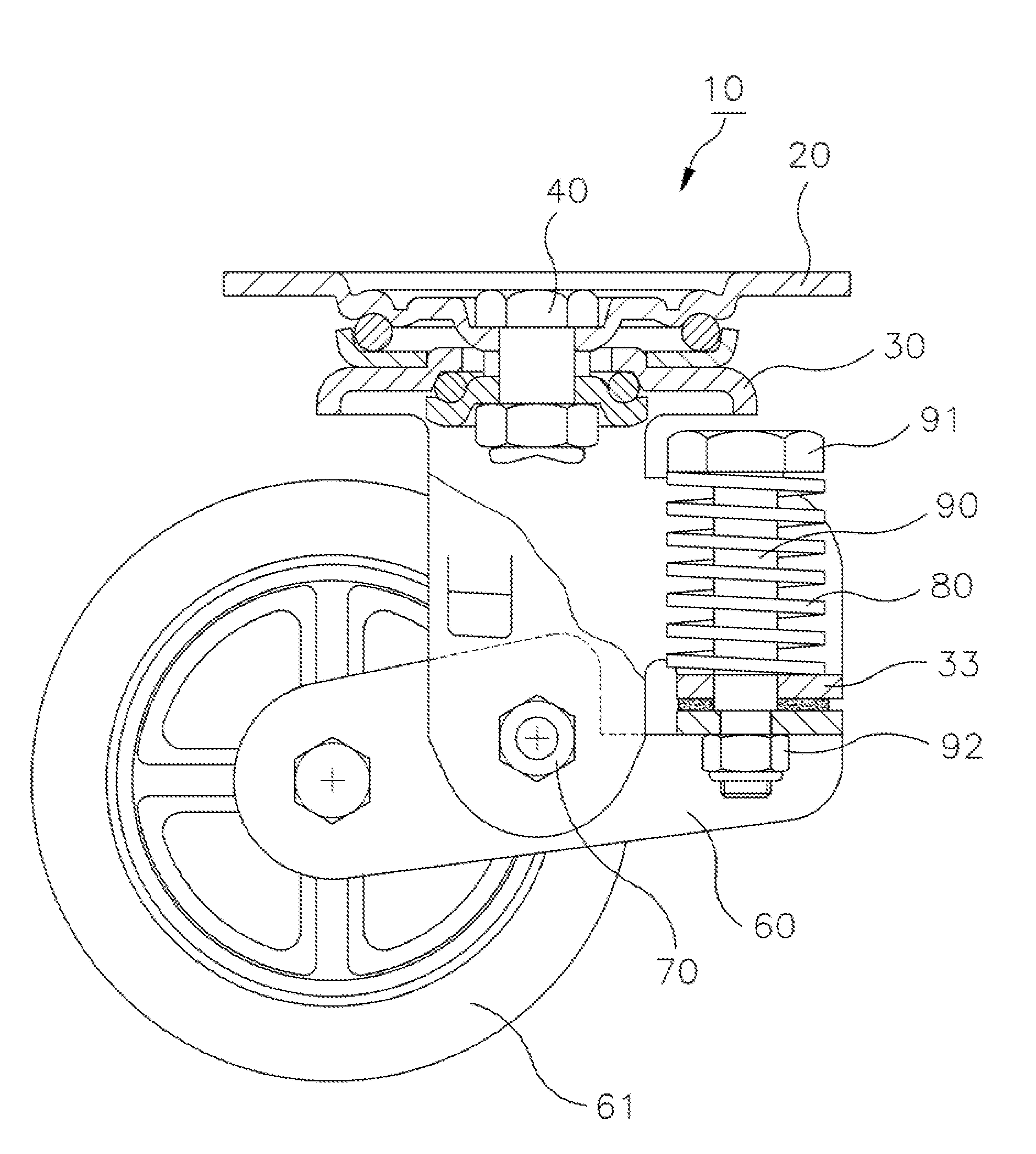 Caster Buffering Device