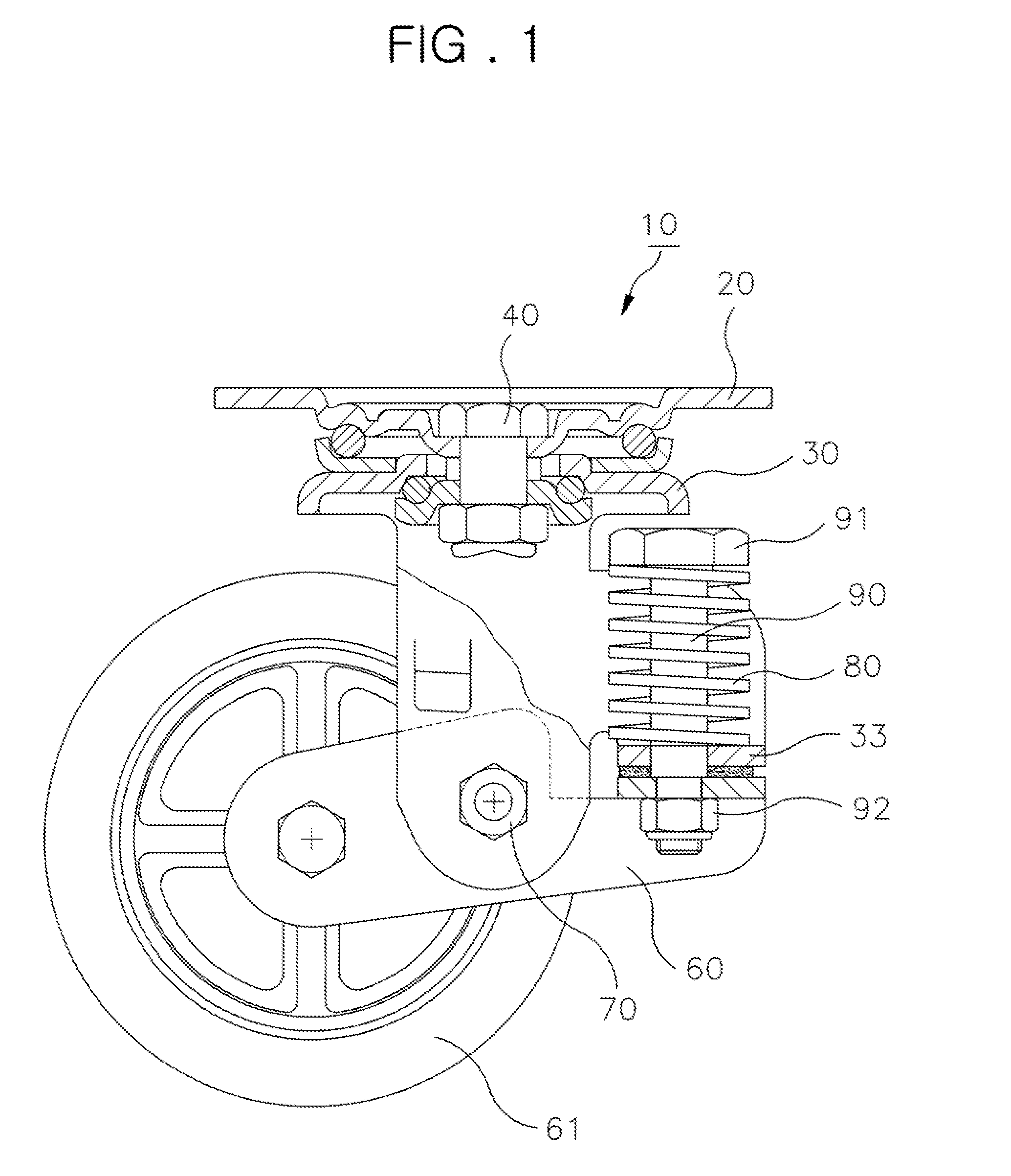 Caster Buffering Device