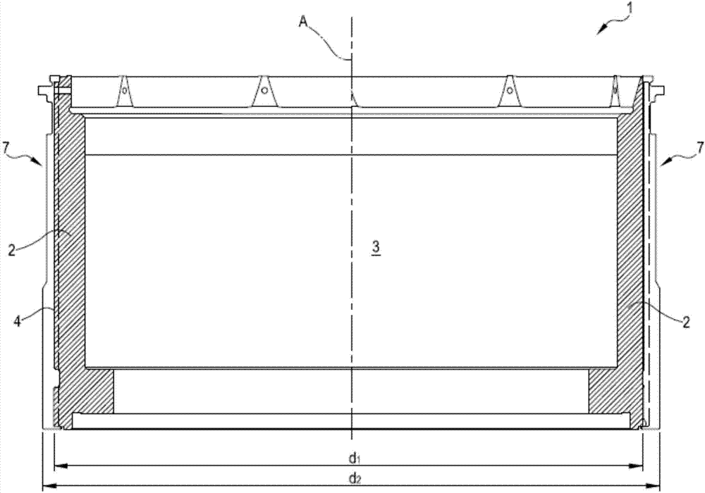 Needle cylinder for circular knitting machine