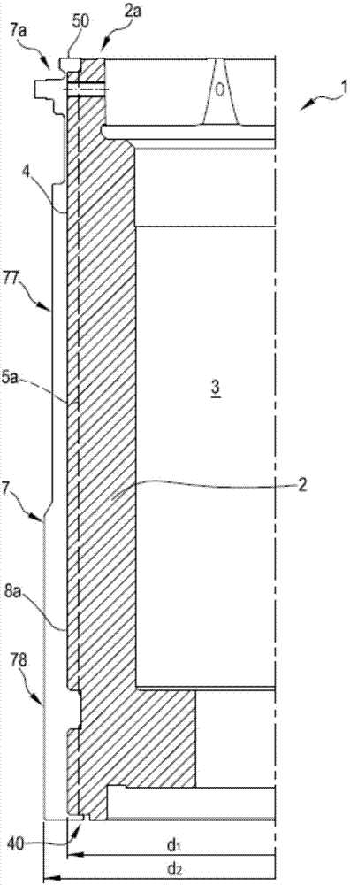 Needle cylinder for circular knitting machine