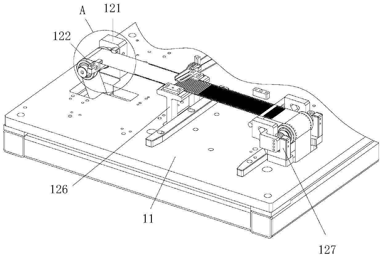 Sheet steel punching device