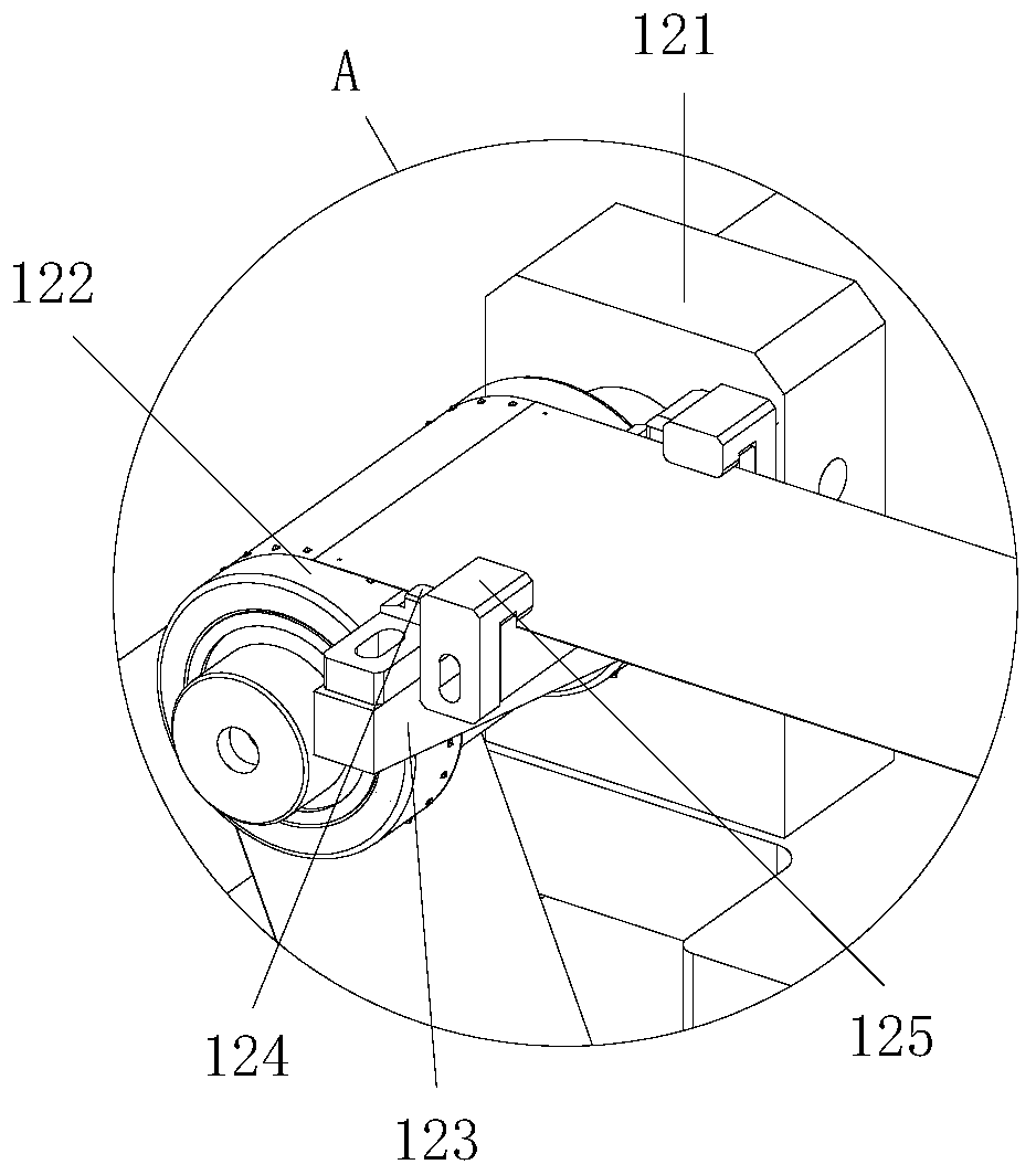 Sheet steel punching device