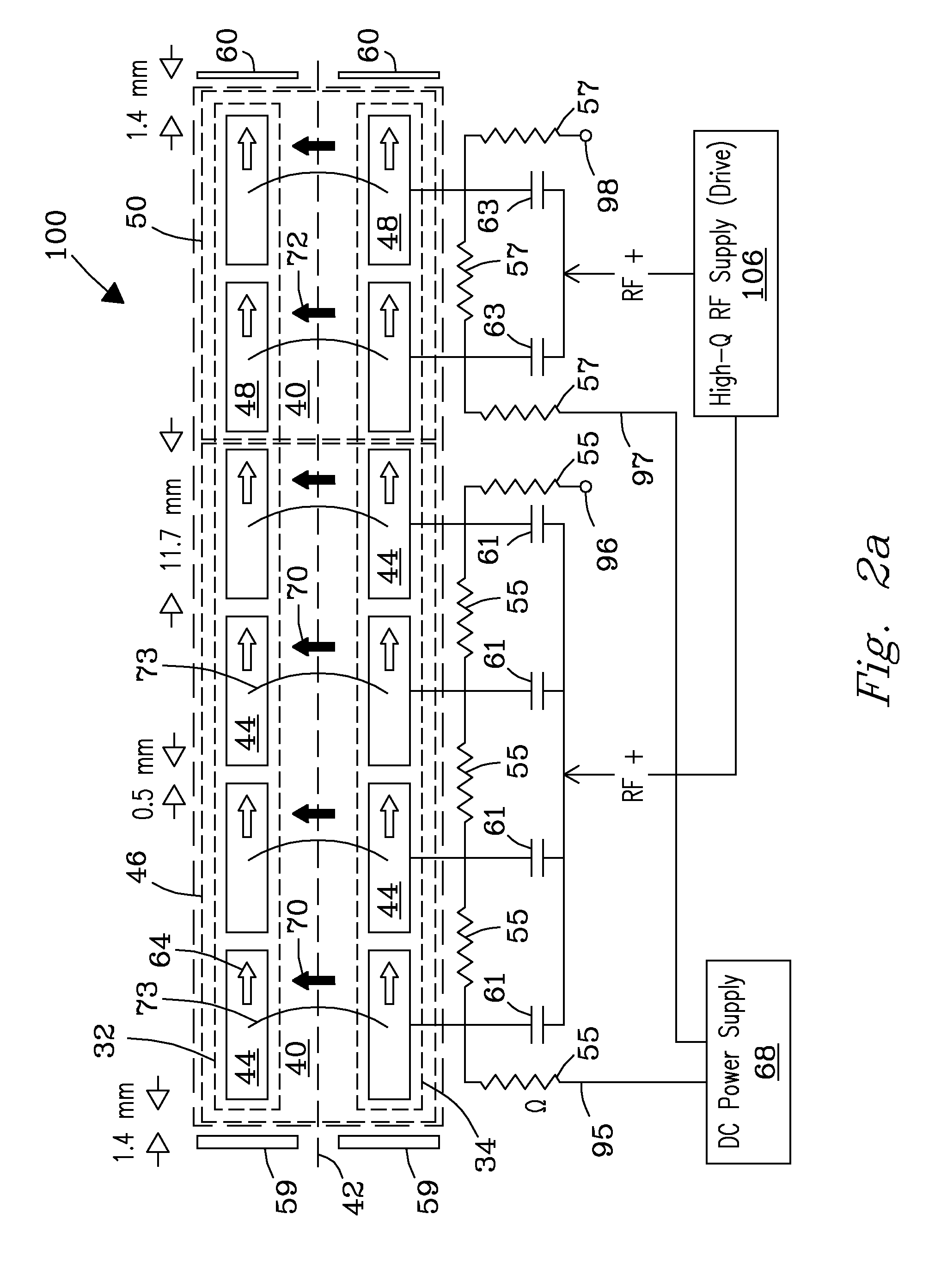 System and method for collisional activation of charged particles