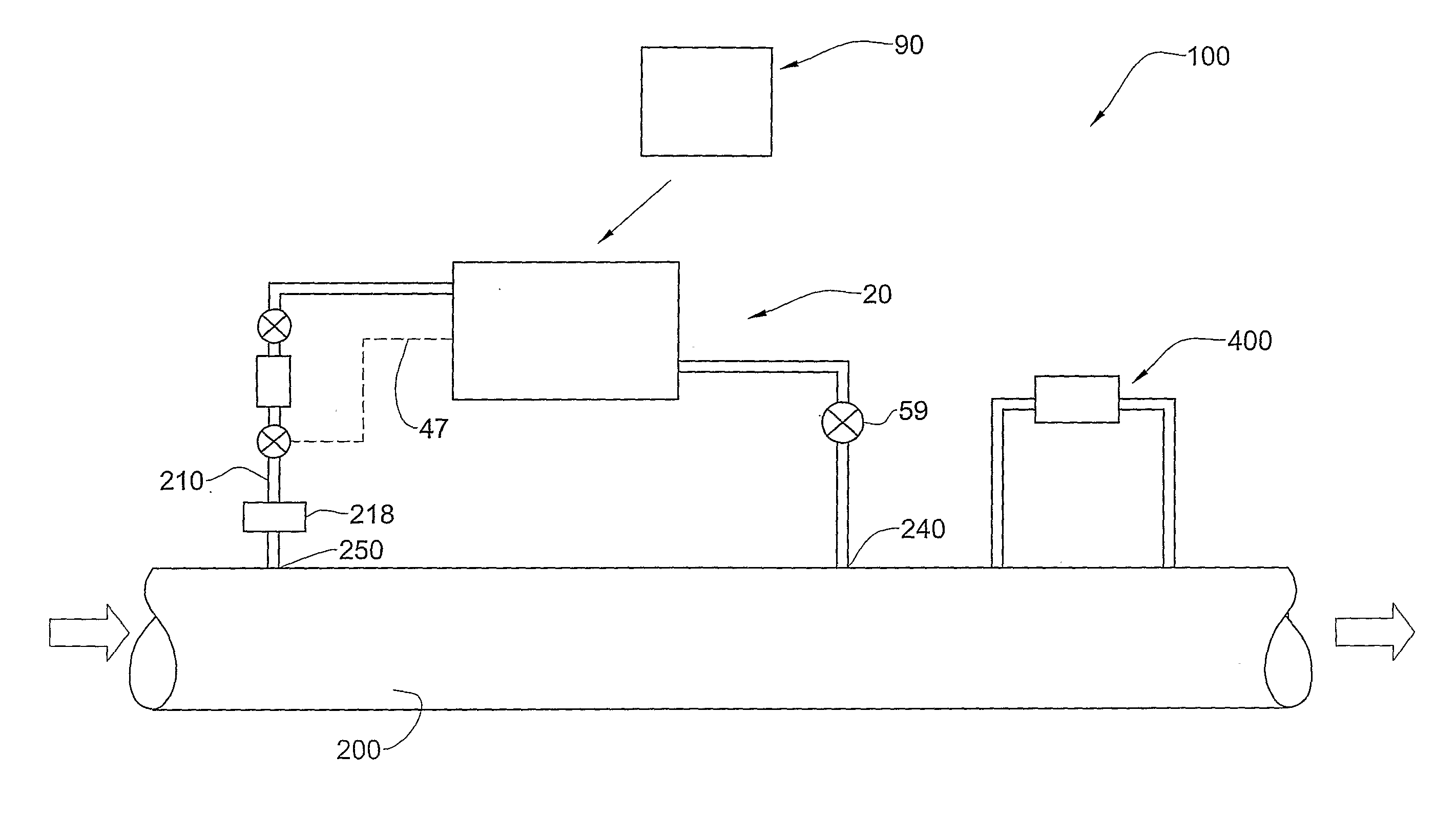 Method, device and system for water treatment