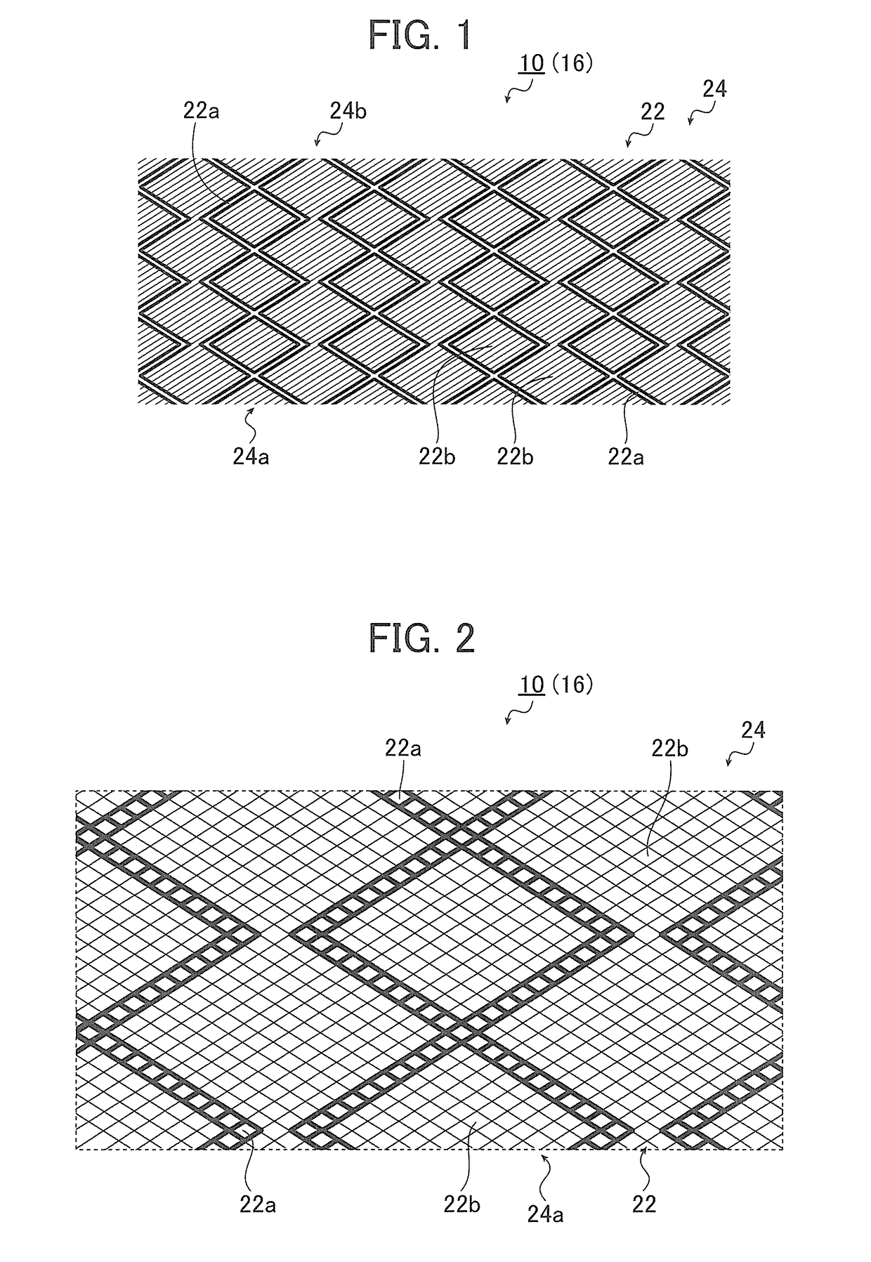 Conductive film, display device equipped with same and method for determining pattern of conductive film