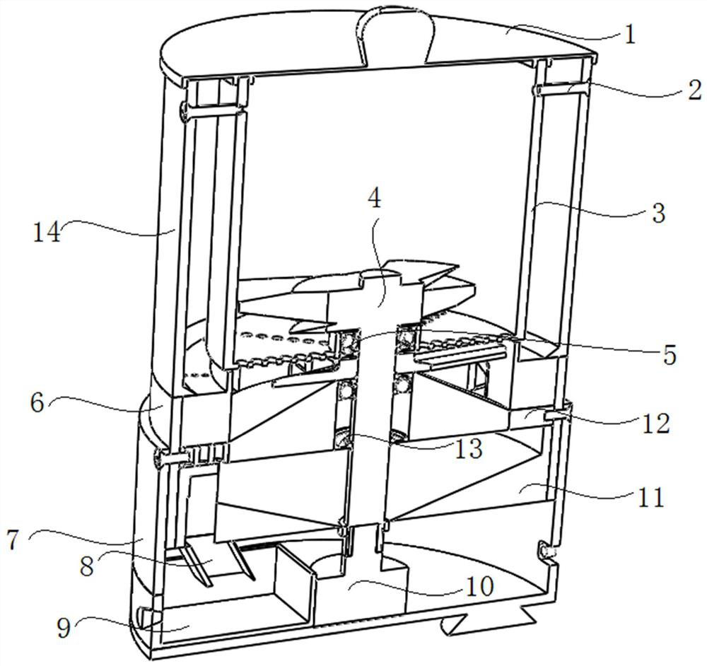 Kitchen waste granulation equipment and working method