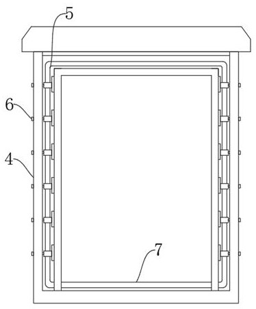 Circulating water-cooled heat dissipation electromechanical cabinet