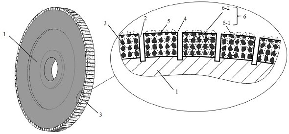 Method for monitoring wear state of ordered microgroove multilayer abrasive grinding wheel based on radioactive signal