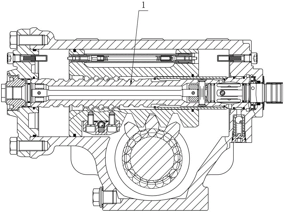 Thrust bearing for screw of ball-nut type steering gear