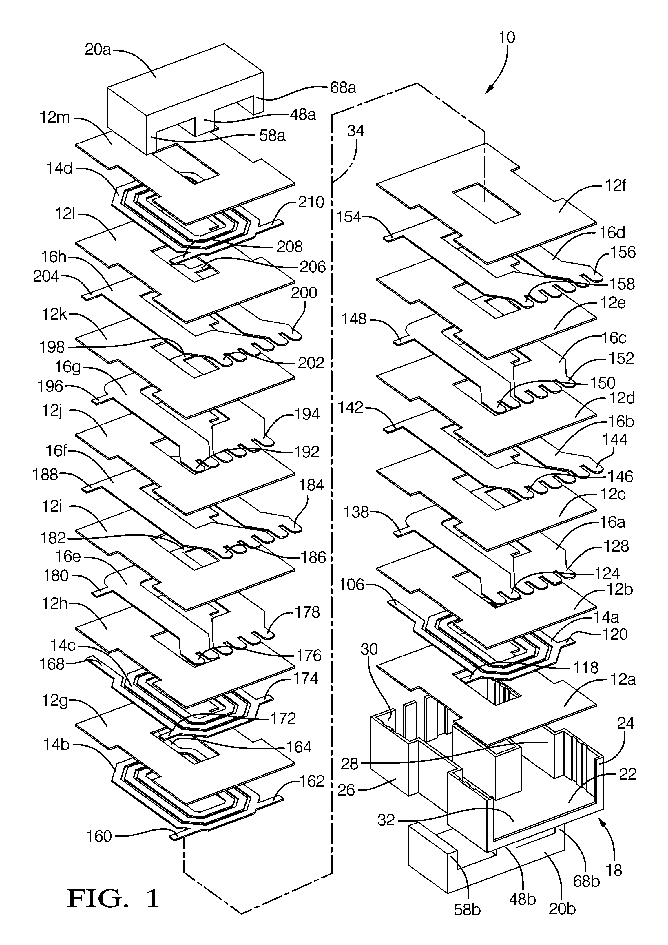 Planar magnetic structure