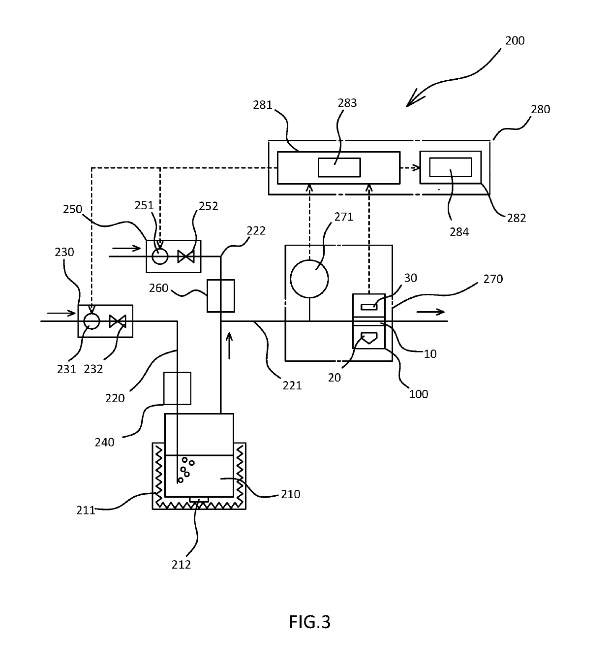 Absorbance meter and semiconductor manufacturing device using absorbance meter