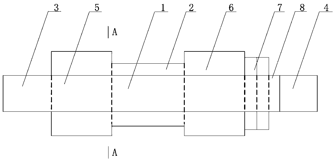 A reconfigurable field effect transistor with asymmetric structure