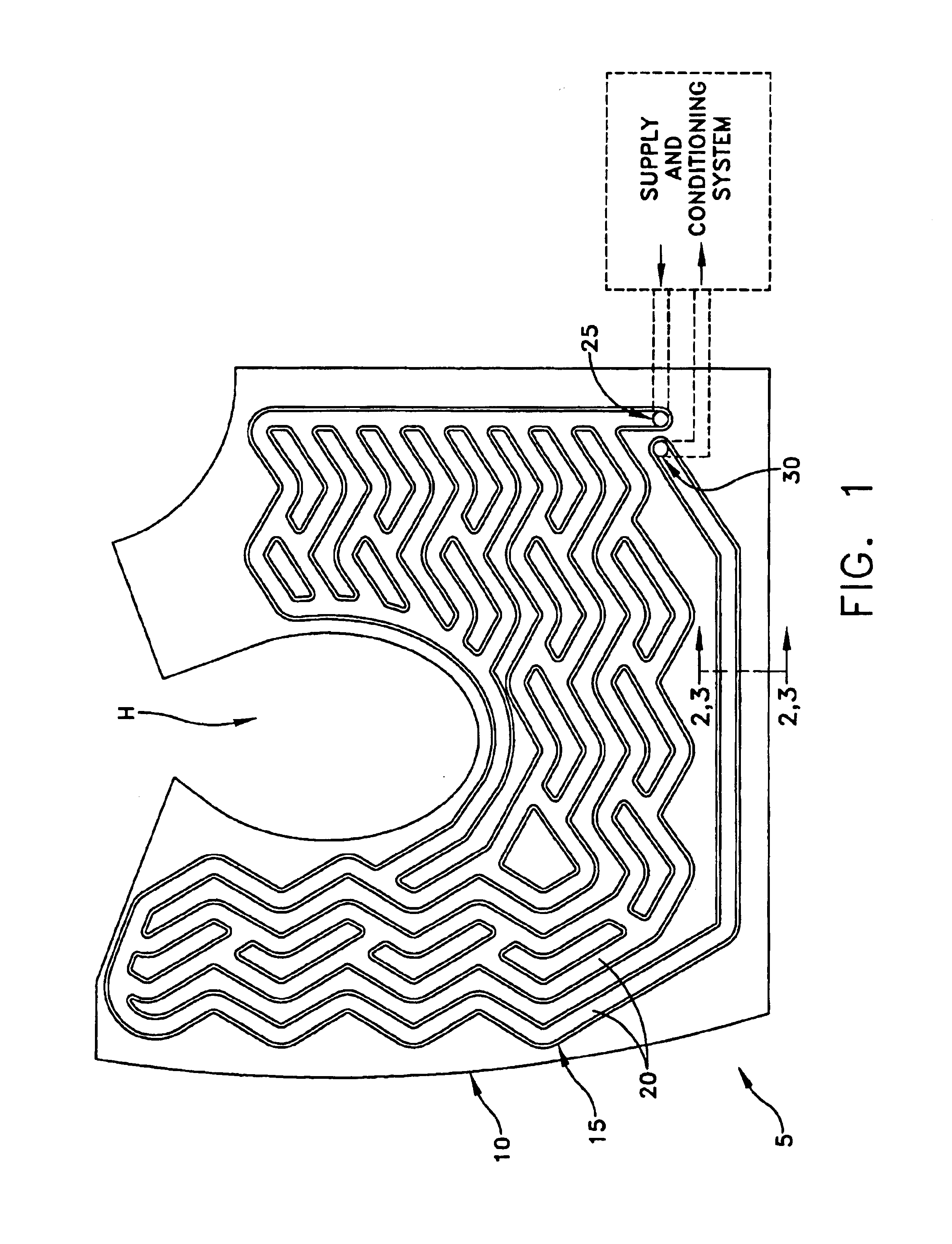 Personal cooling or warming system using closed loop fluid flow