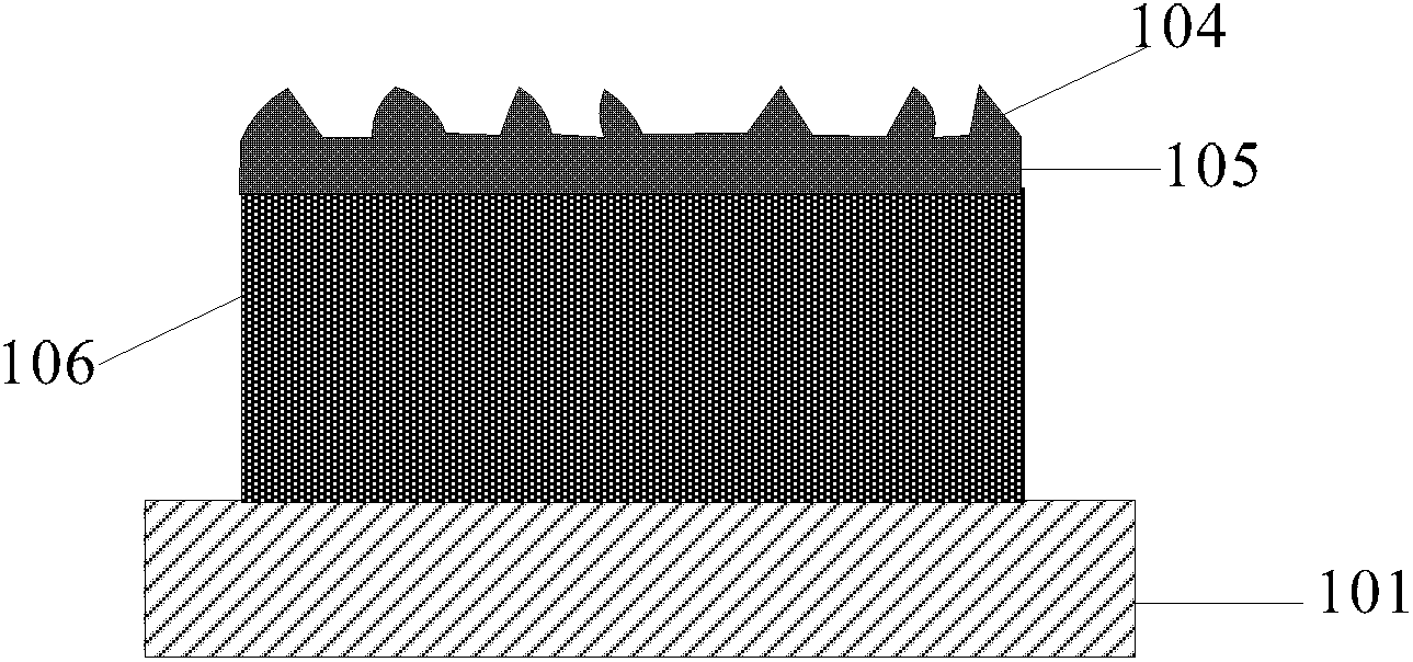 Production method for low-temperature polycrystalline silicon thin film