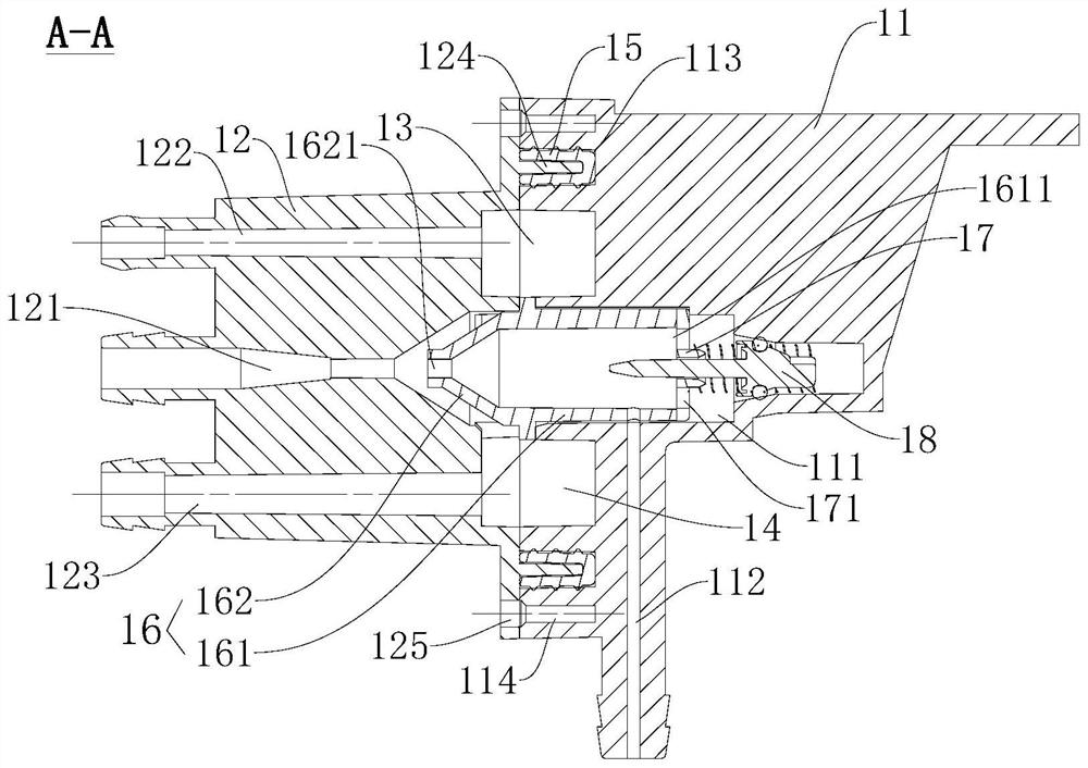 Mixing conveyor and delivery device for delivering washing agents and washing machine