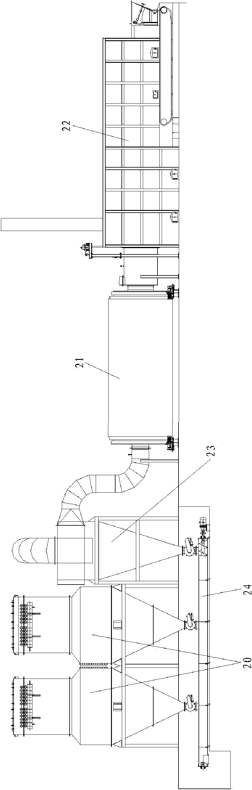 System for preparing biomass rod-shaped particles