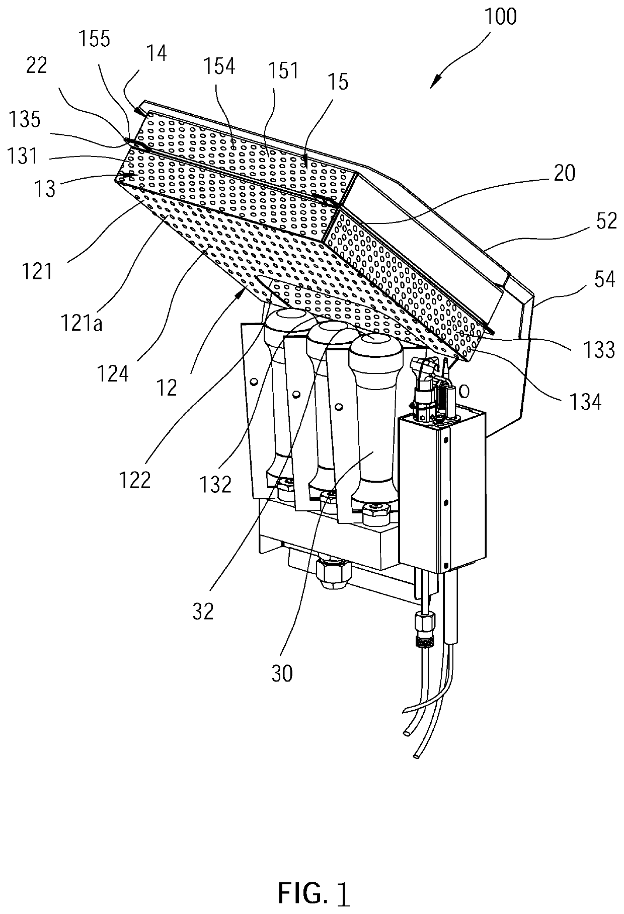 Combustion device and infrared reflective plate