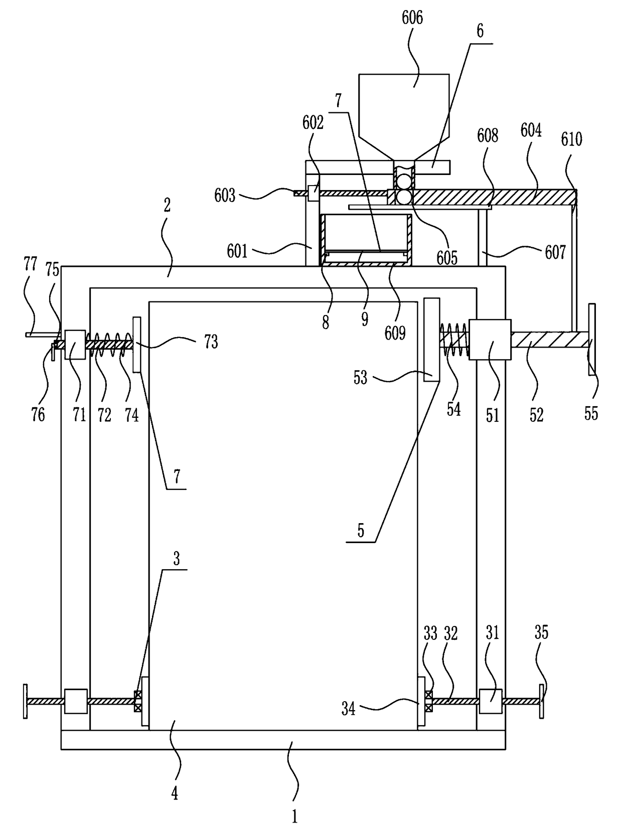 Equipment for testing stability of power cabinet