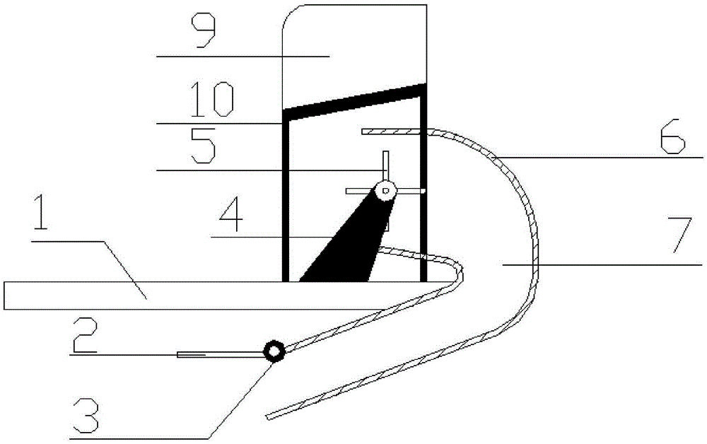 Waste heat utilization device for microwave pavement heating equipment and use method