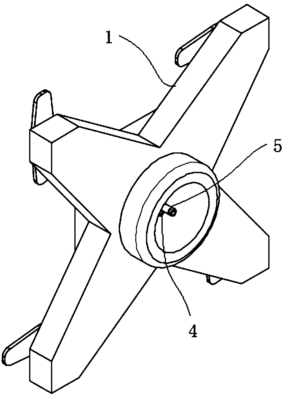 Unmanned aerial vehicle with charging support terminal