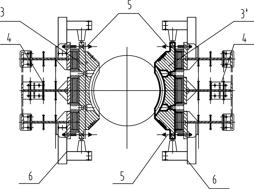 Efficient installation method for nut columns of gear and rack climbing-type vertical ship lift and auxiliary device