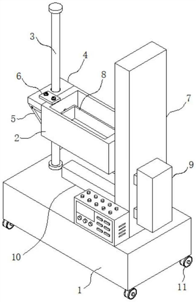 Low-noise material lifting device for civil engineering