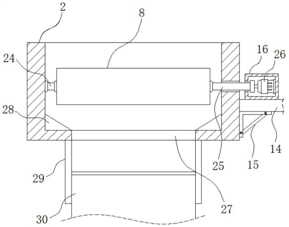 Low-noise material lifting device for civil engineering