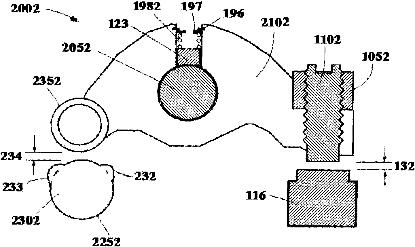 Brake positioning control method and positioning mechanism for engine