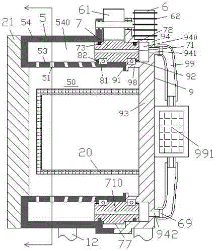 Heat-radiable medical ozone disinfection cabinet device with airflow heater