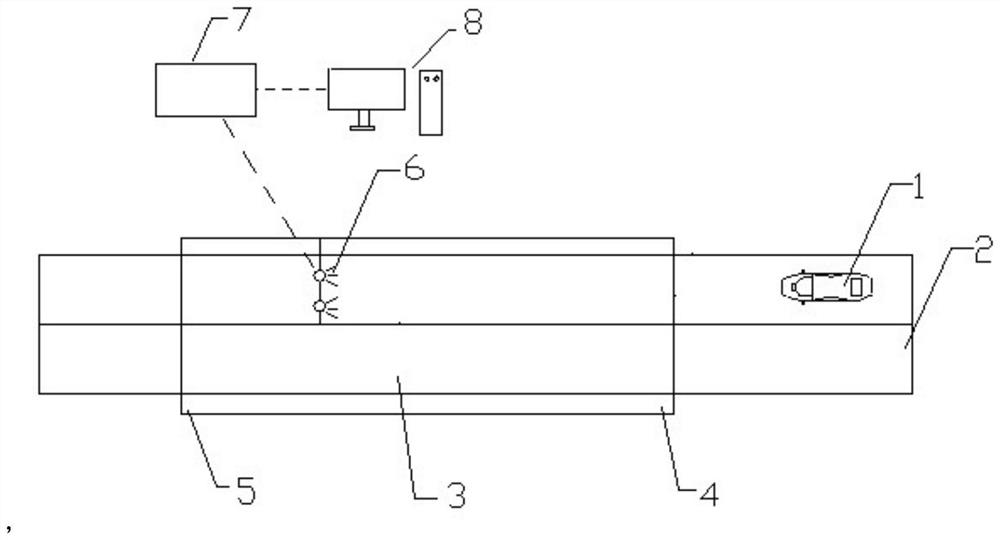 Backlight test field and test method for self-driving vehicles