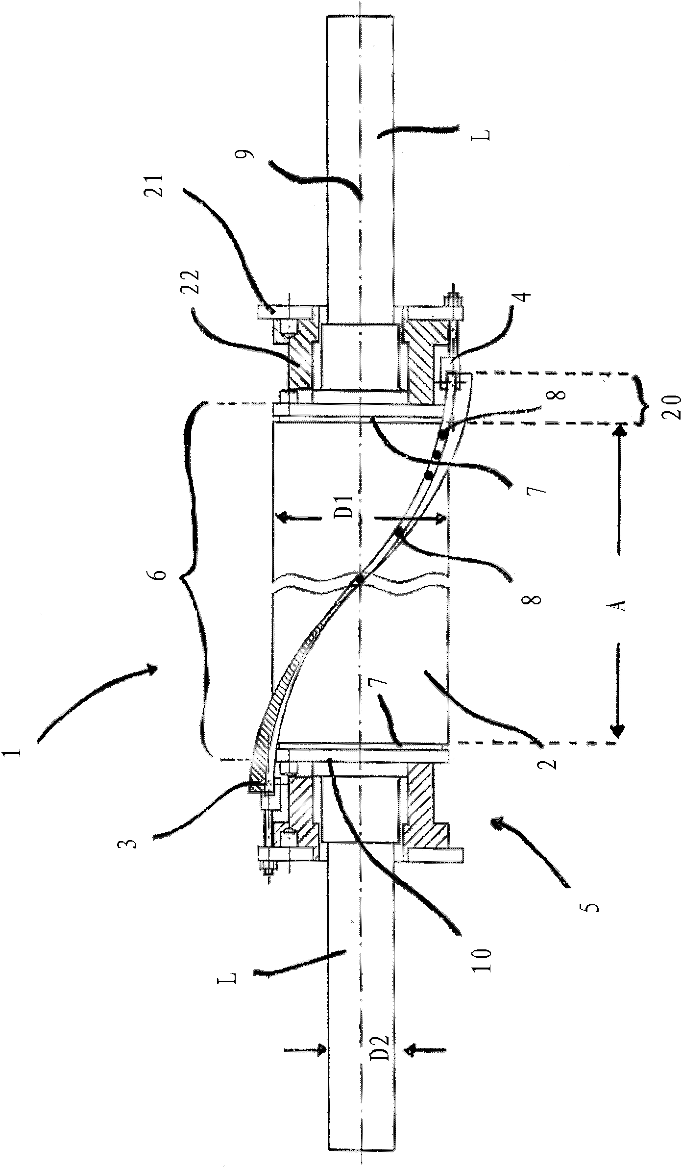 Method for assembling a blade to a cylinder body, blade, cylinder body and cutting device