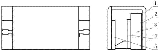 Novel microstrip isolator based on edge-guided mode structure and shielding structure