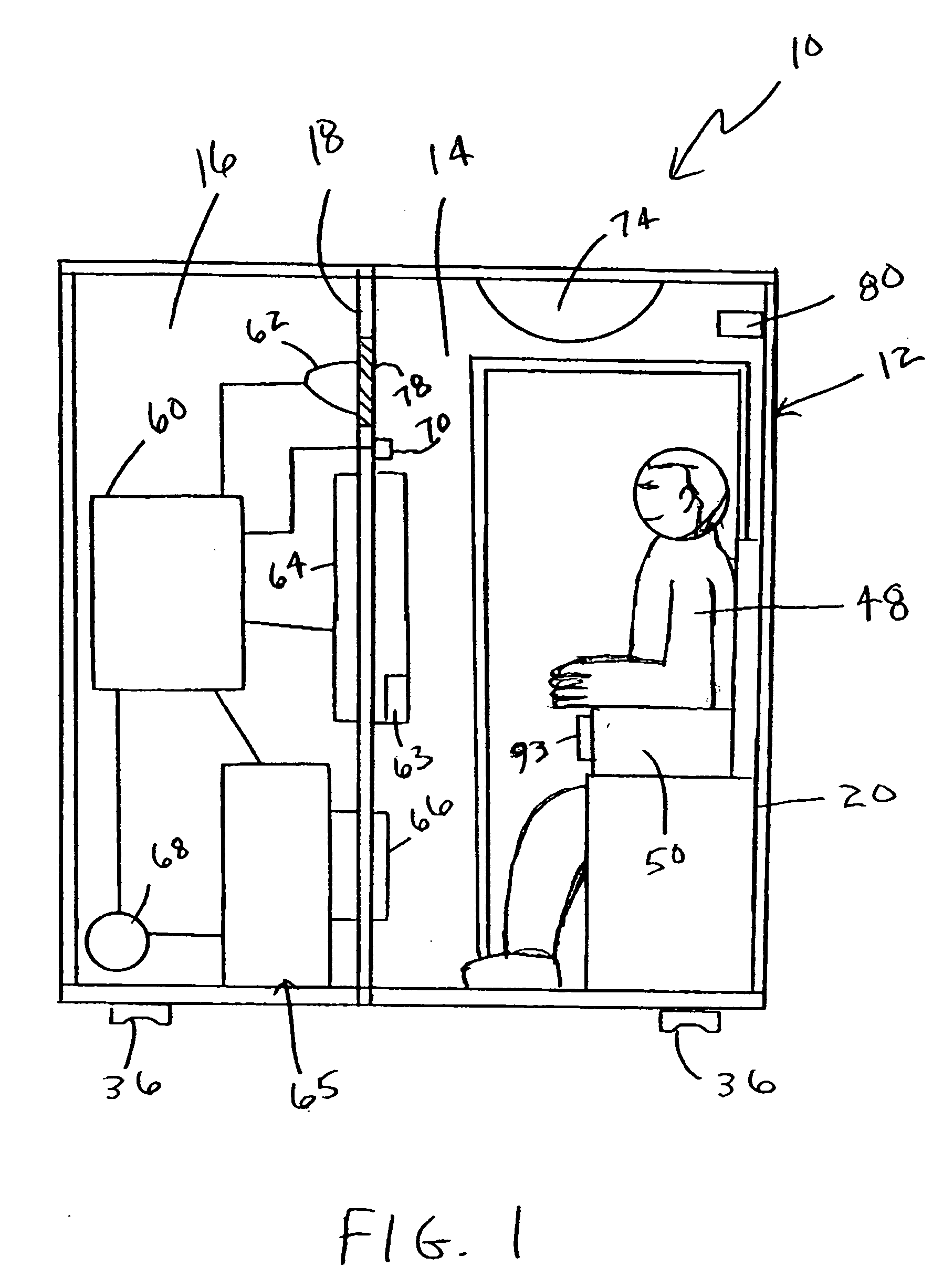 Controlled environment thermal image detection system and methods regarding same