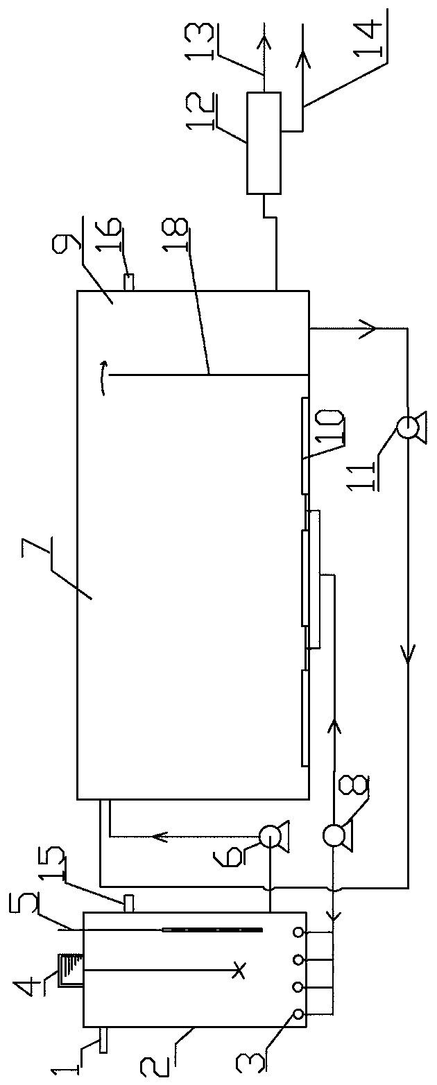 Water-based deoiling treatment method and device for oily sludge in oil field