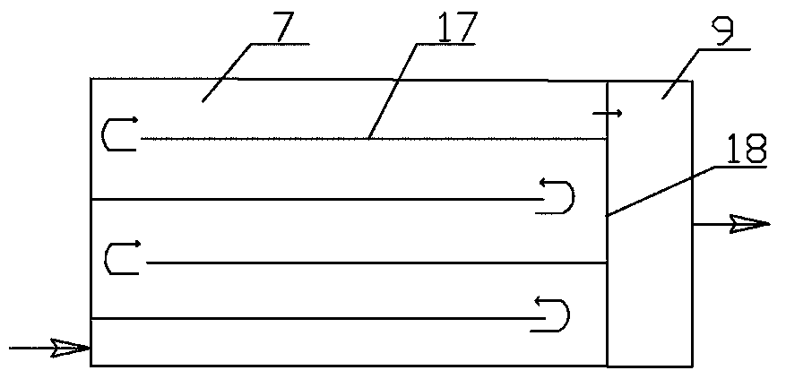 Water-based deoiling treatment method and device for oily sludge in oil field