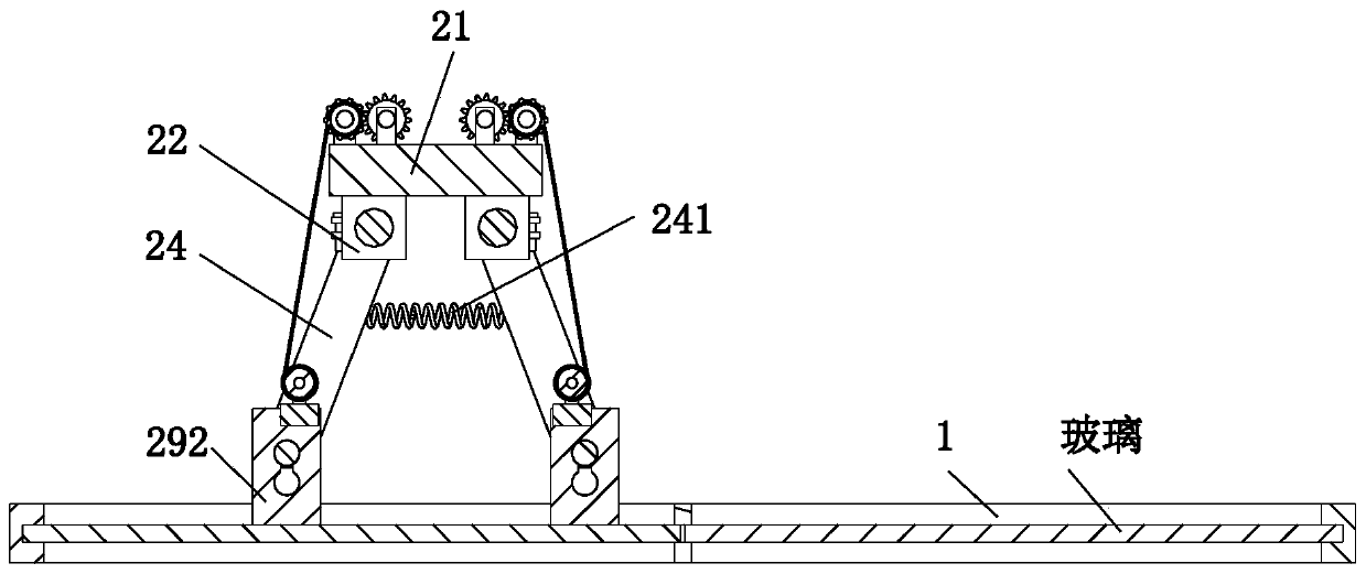 Automatic cleaning equipment for daily management of glass intelligent greenhouse