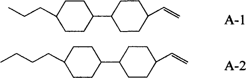 Wide nematic phase mixed liquid crystal material with low threshold value