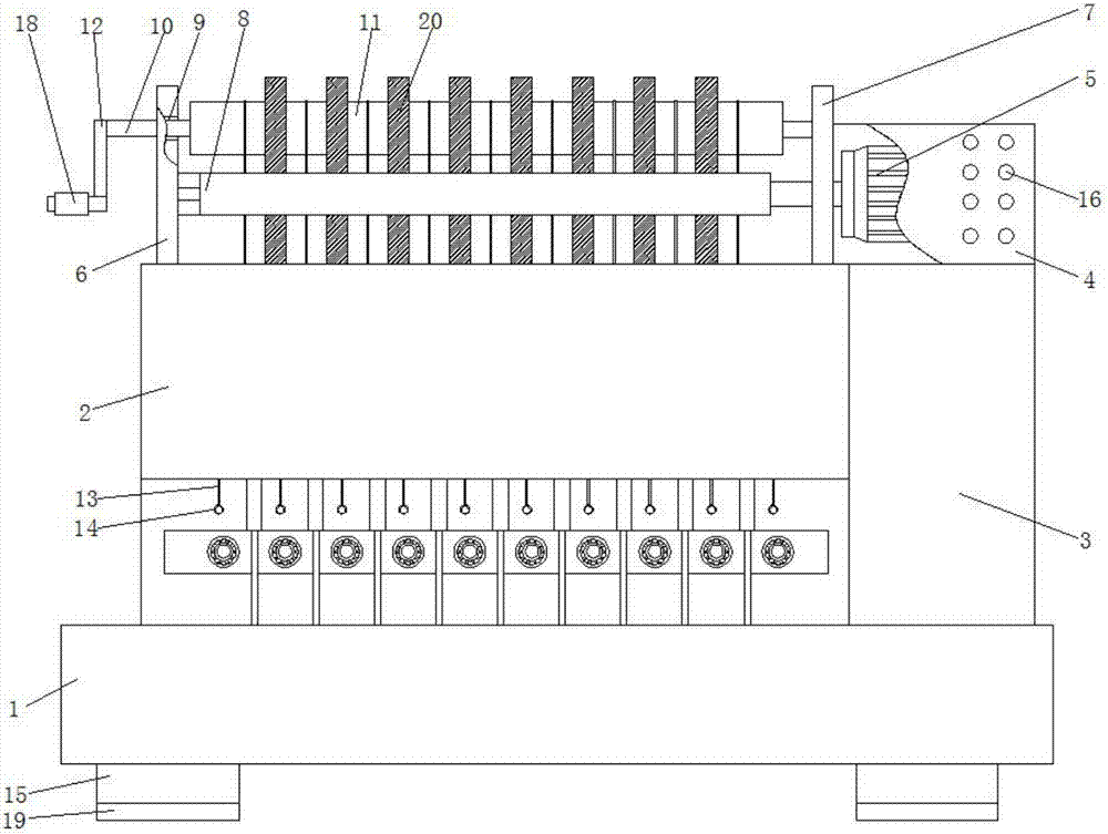 Wire winding device for spinning