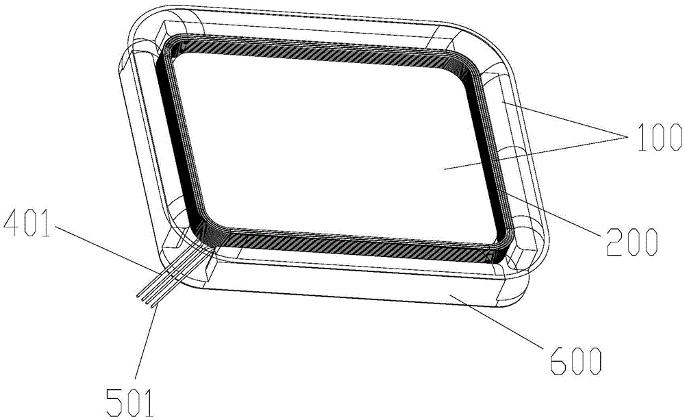 Moving-coil loudspeaker structure and audio playing device